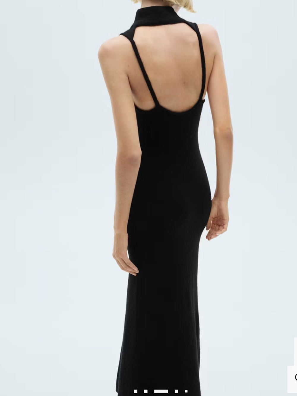 Mango Open-Back Knitted Dress - Picture 3 of 8
